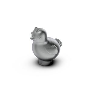 juegos de utensilios de cocina pre-sazonados perilla de animales resistente al calor Diseño independiente Patentes de moldes existentes Chick Family - Chick Knob